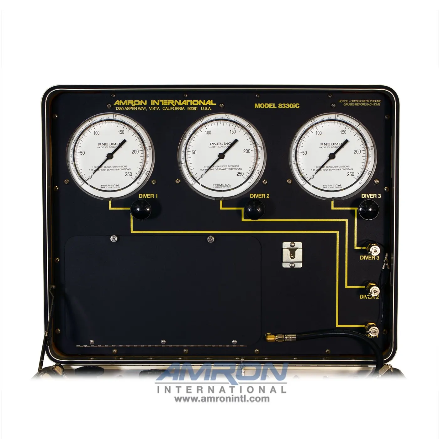 Three-Diver Air Control and Depth Monitoring System